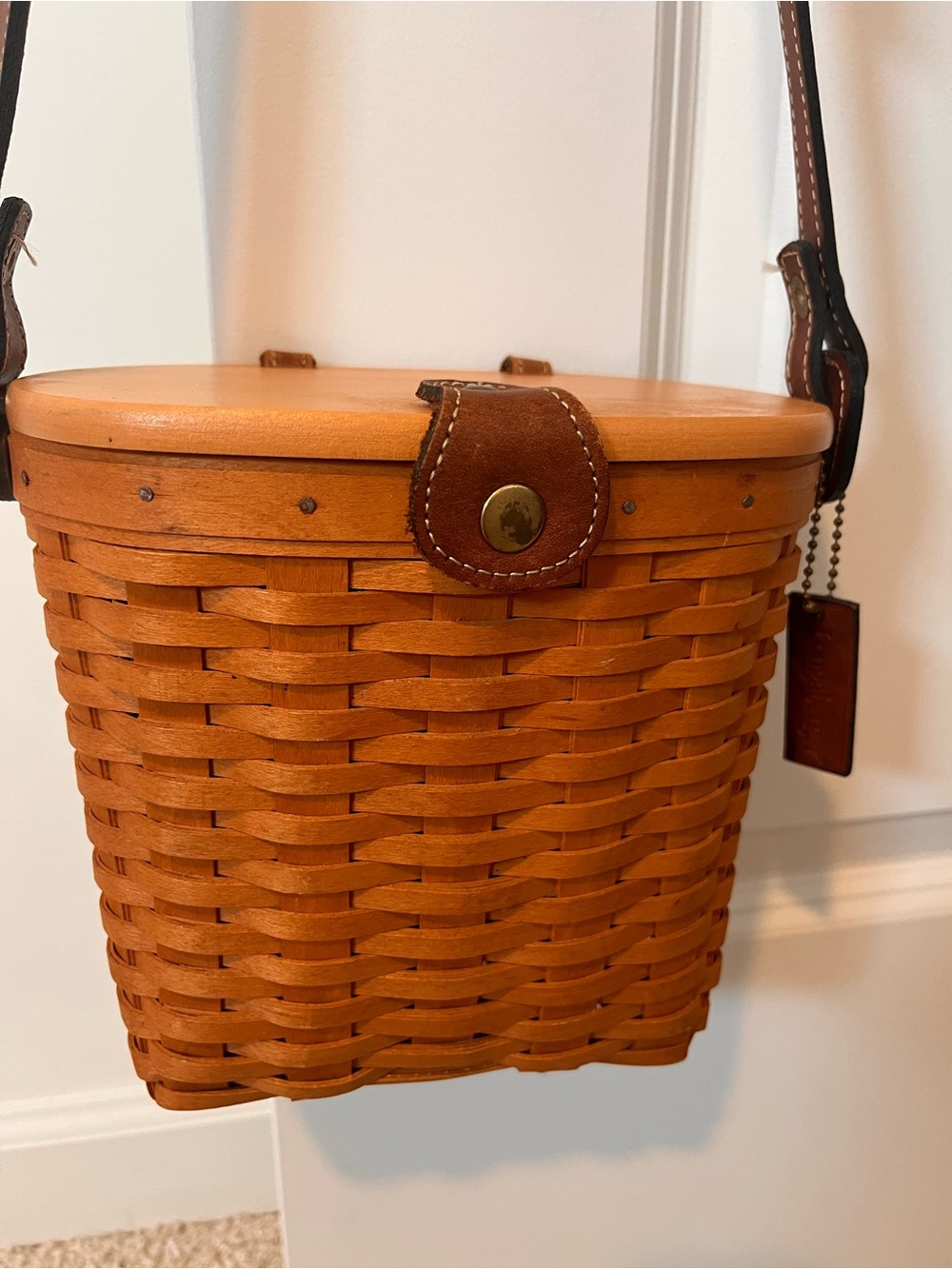 Vintage Longaberger Saddlebrook Basket Purse